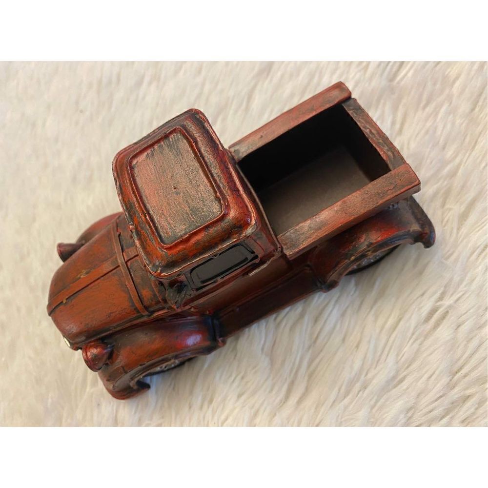 šHPšNWTāRainbowĀ Inc.āVintageāLookingāRed/BlackāHomeāDecorāTruck - Picture 3 of 11
